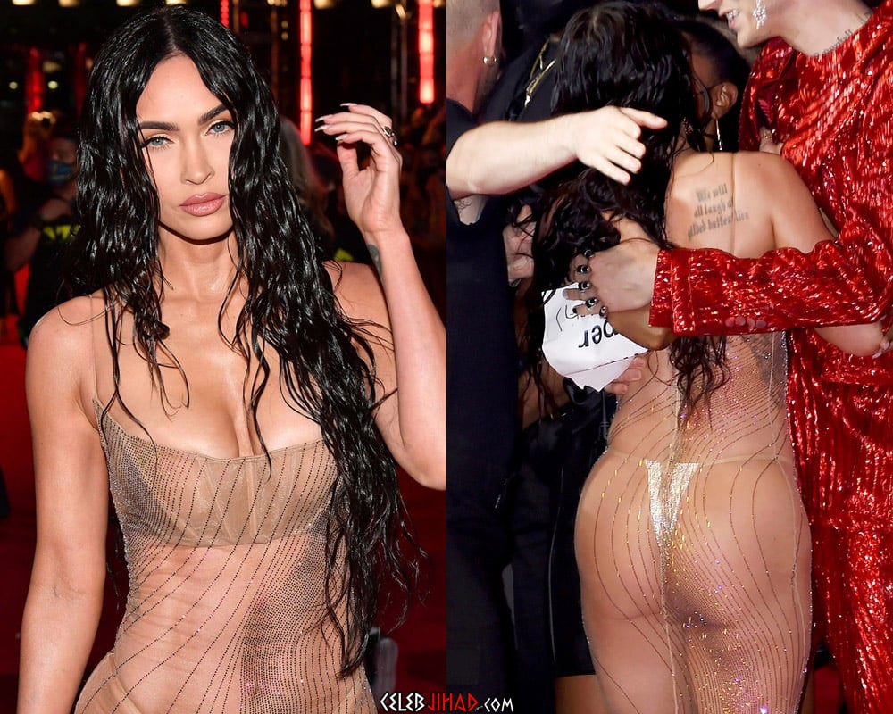 Megan Fox Moist Tits And Ass In A See Thru Dress At The Vmas Blog