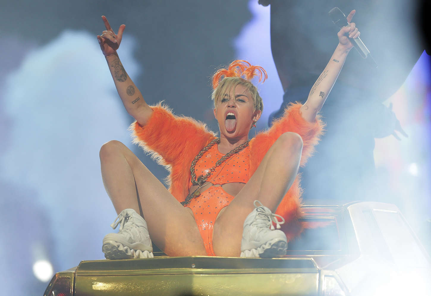 Miley Cyrus Takes One Step Closer To Showing It All