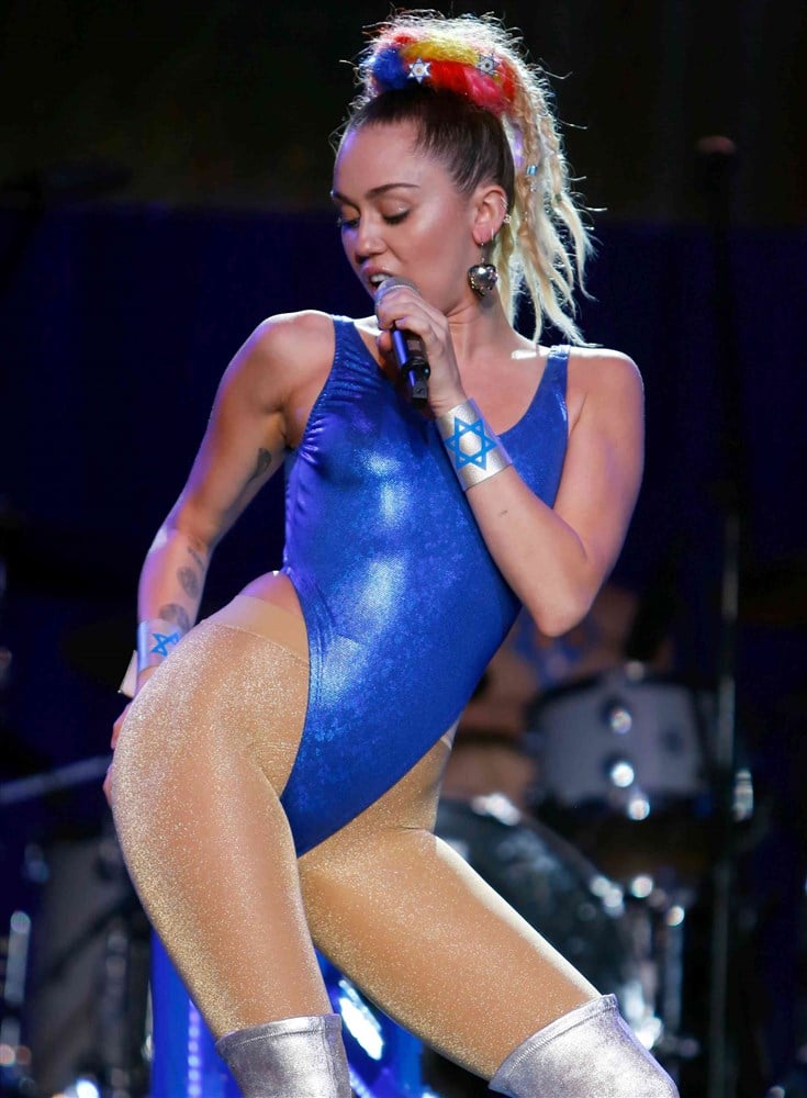 Miley Cyrus Whores Her Tits And Ass For Judaism