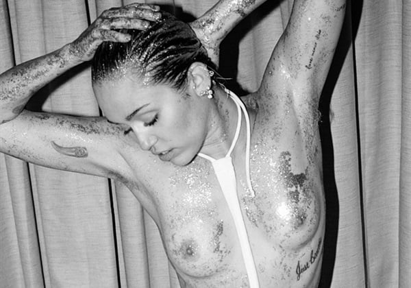 Miley Cyrus topless