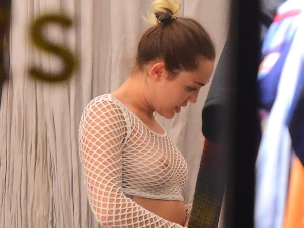 Miley Cyrus nipple