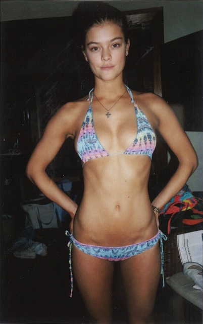 Nina Agdal Behind The Scenes Bikini Polaroids