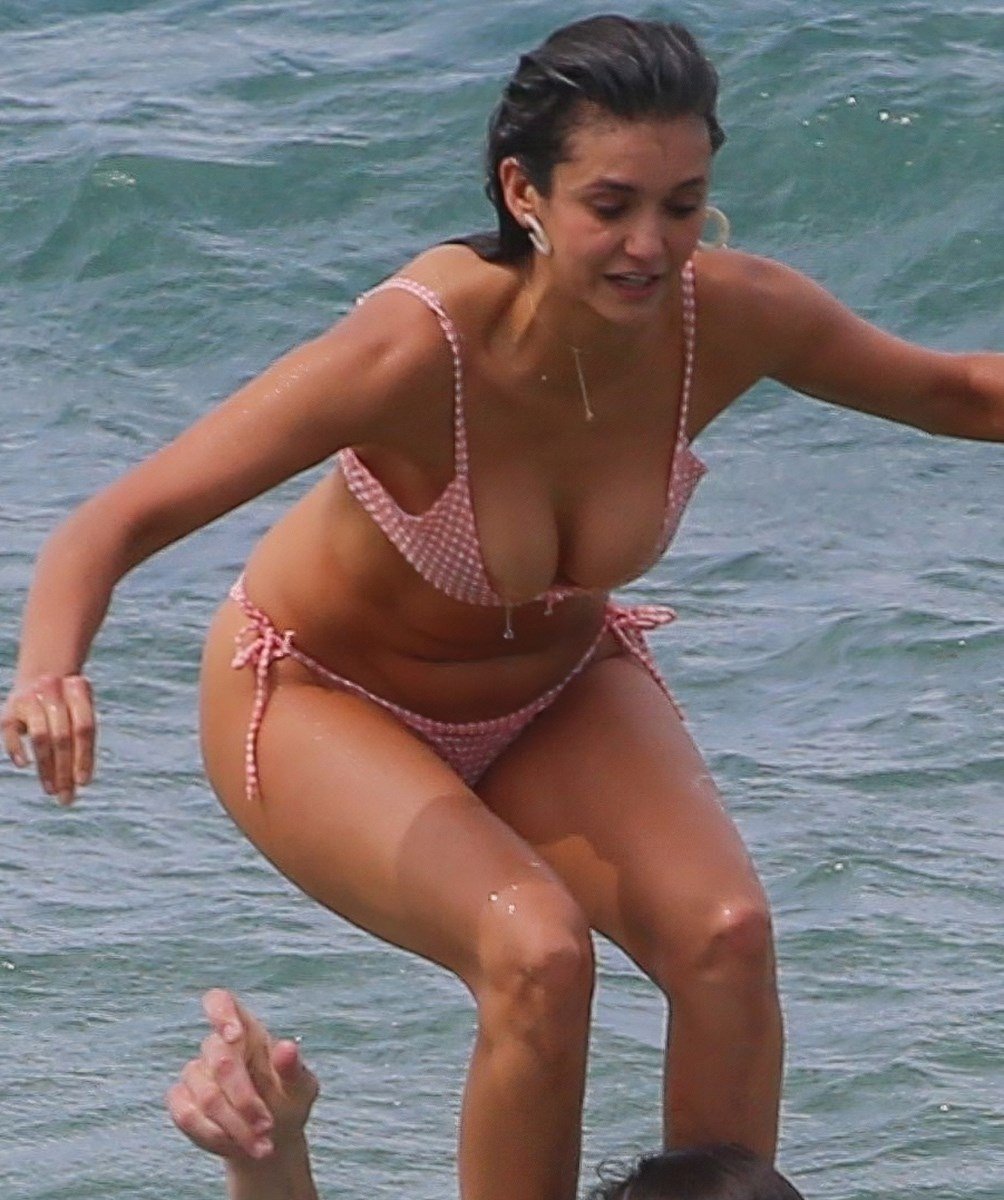 Nina Dobrev Bikini Beach Tits And Ass Pics