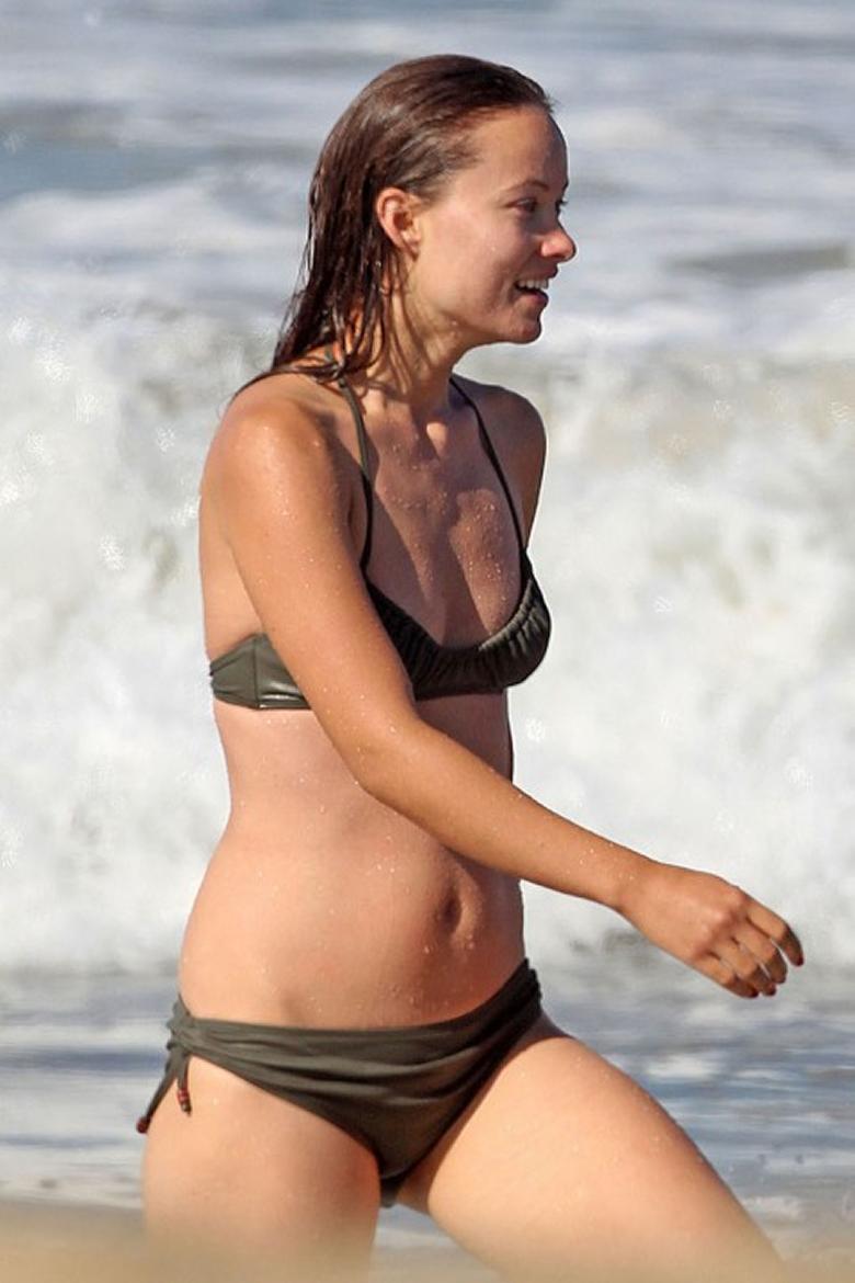 Olivia Wilde Wears Ill-Fitting Bikini