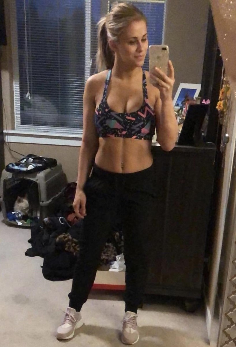 Paige VanZant Puts Her New Tits To Work