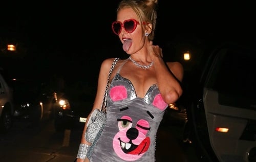 Paris Hilton Miley Cyrus costume