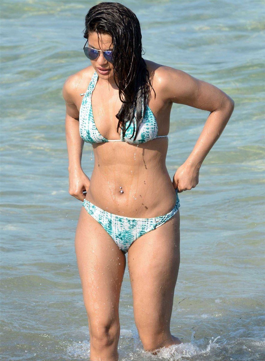 Priyanka Chopra Bikini Beach Candids
