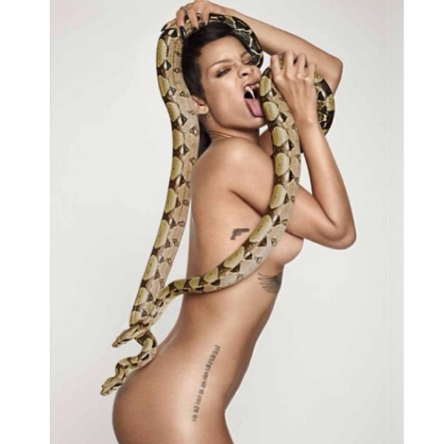 Rihanna Reveals Her True Nature In Topless GQ Pics