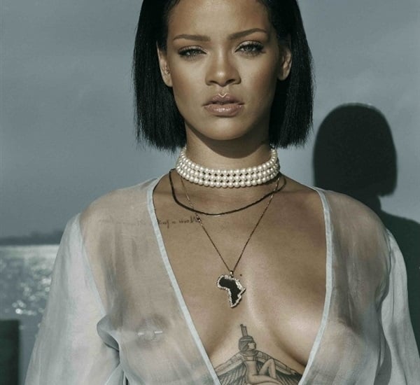 Rihannas Boobs In Needed Me Music Video 