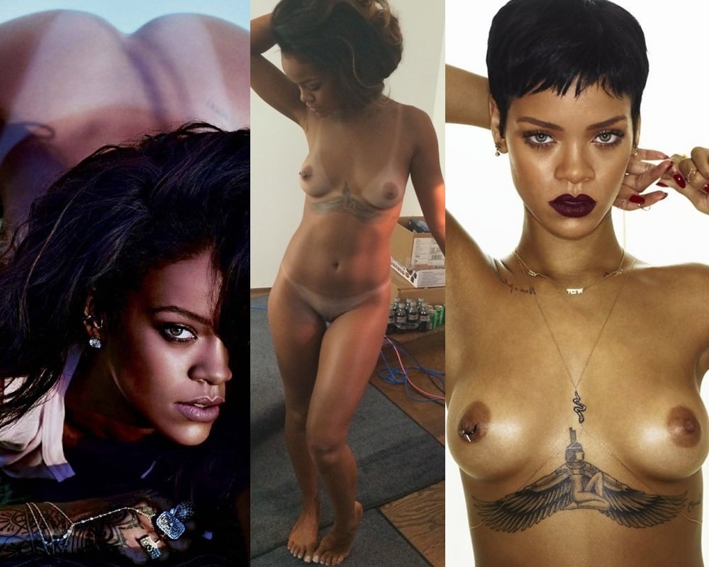 make up the ultimate compilation of pop star Rihanna’s nude moments from he...