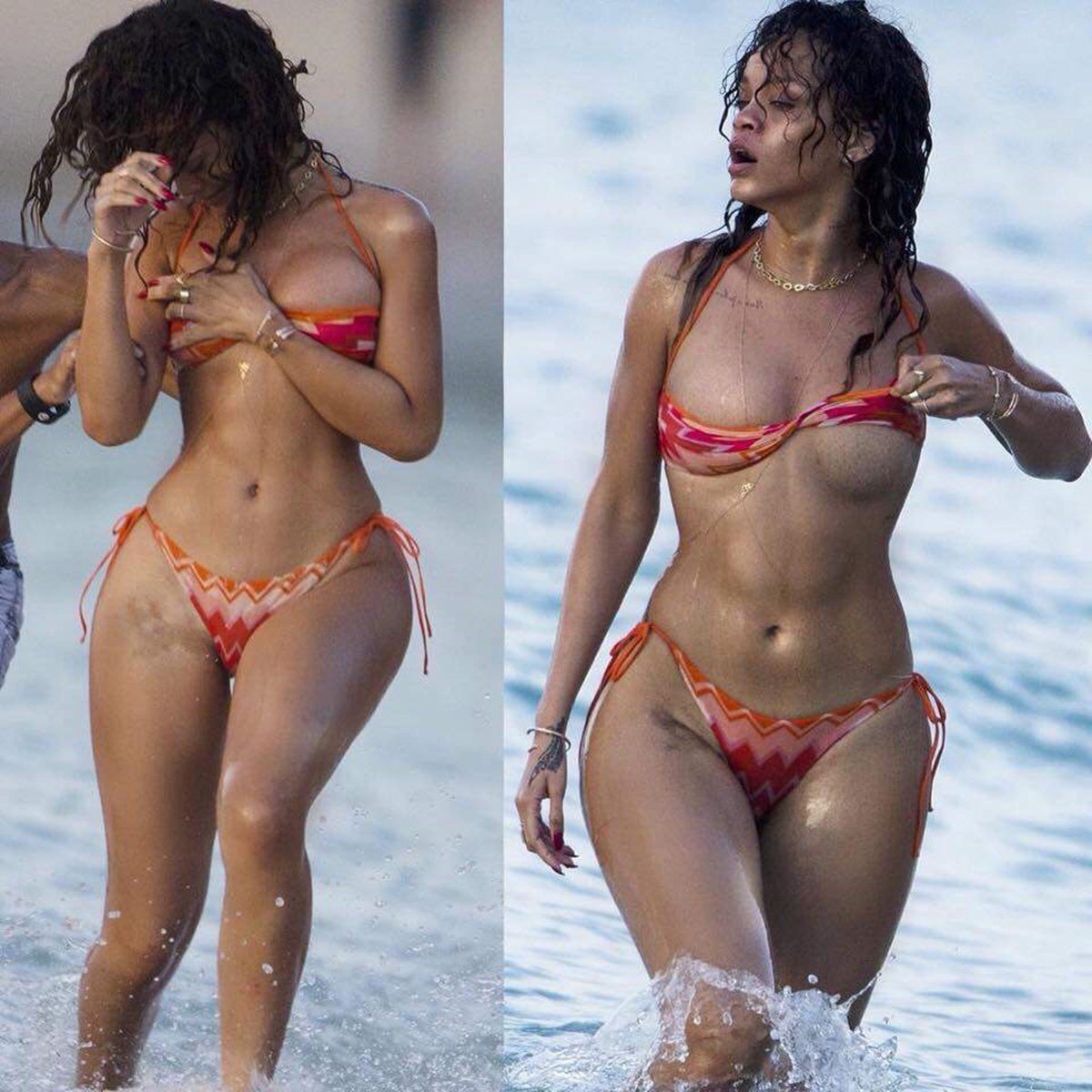 Rihanna Nude Tits And Ass Music Video Mix