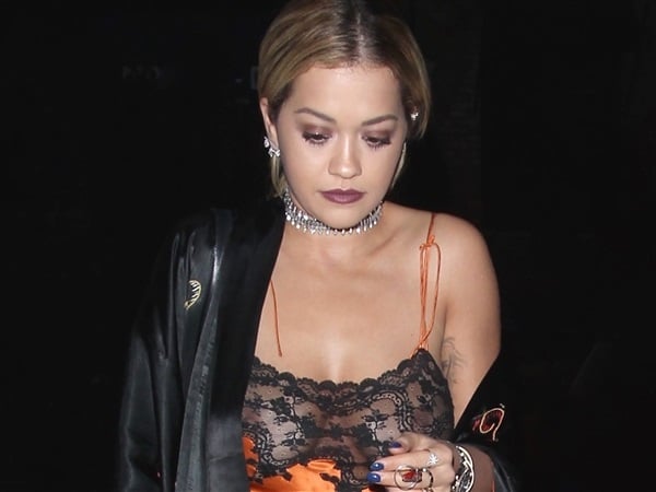 Rita Ora lingerie