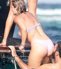 Rita Ora Flashes Her Nude Boobies On A Yacht Hib6 Com