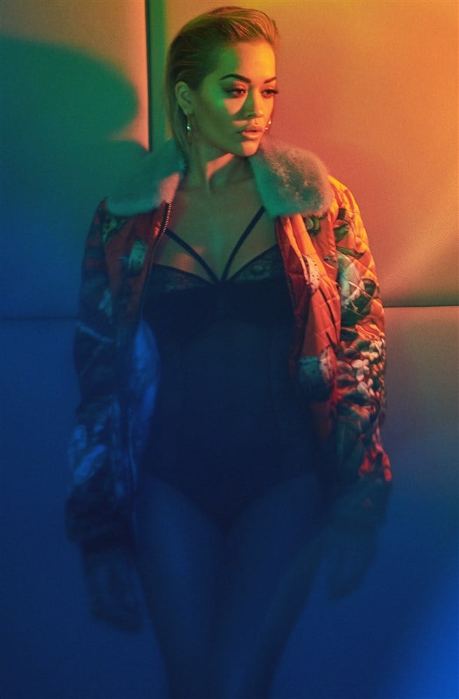 Rita Ora Seductive Lingerie Photo Shoot