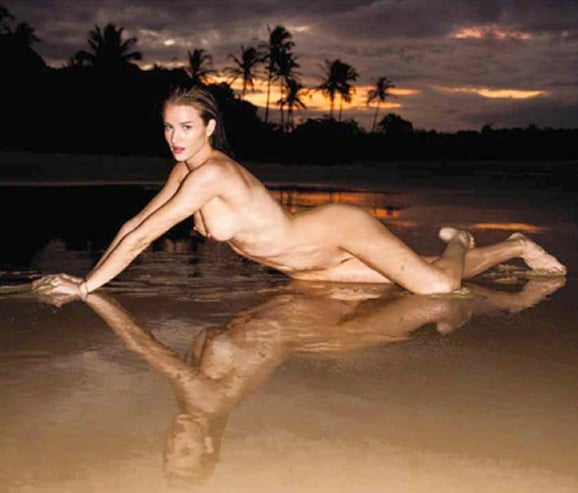 Rosie Huntington-Whiteley Nude Behind-The-Scenes Enhanced In 4K