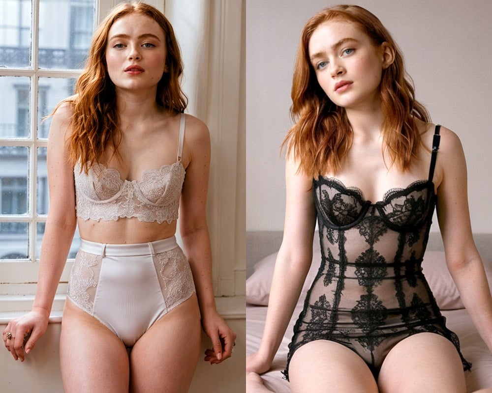 Sadie Sink lingerie