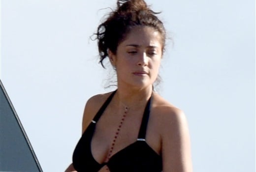 Salma Hayek bikini