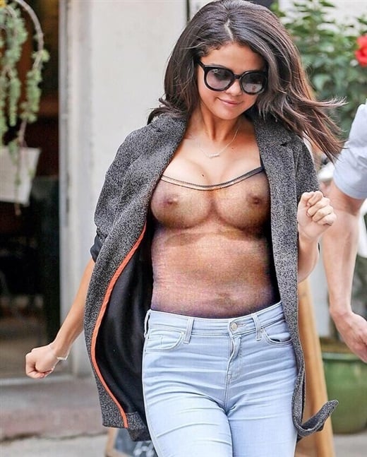 Selena Gomez see through