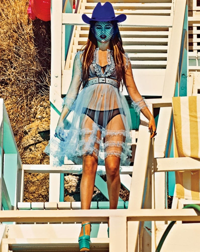 Selena Gomez Druggie Cowgirl Bikini Photo Shoot