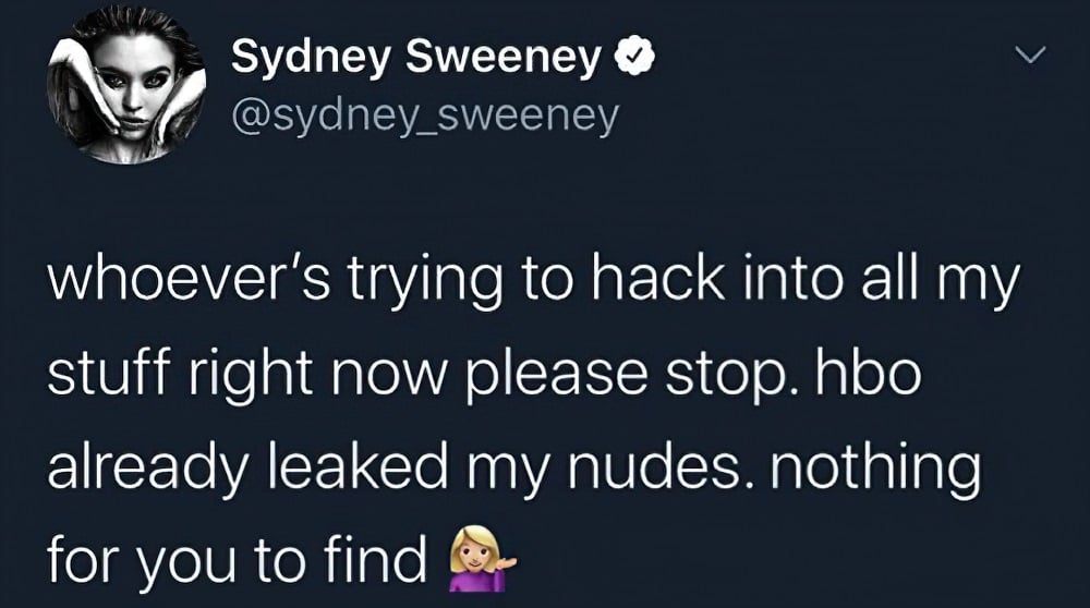 Sydney Sweeney tweet