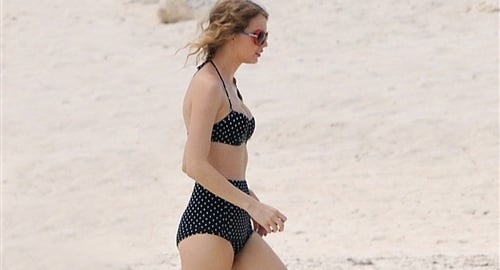 Taylor Swift Wears Ridiculously Skimpy Bikini