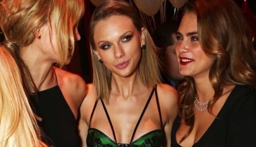 Taylor Swift Has A Lesbian Threesome With Models Karlie Kloss And Cara Delevingne