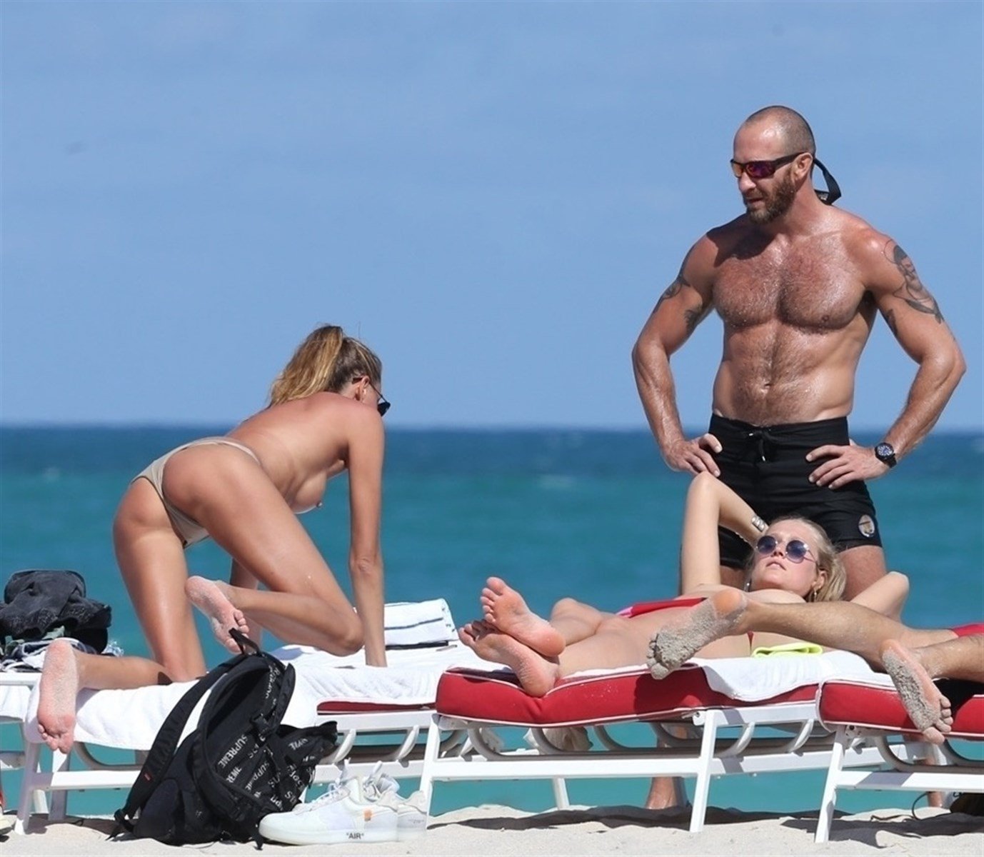 Toni Garrn And Alina Baikova Topless On A Nude Beach