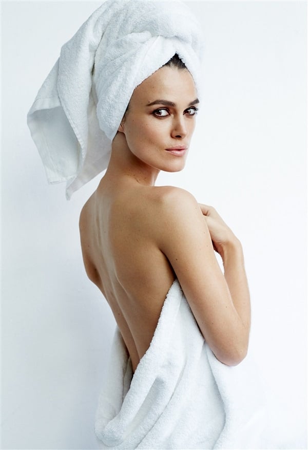 Keira Knightley towel