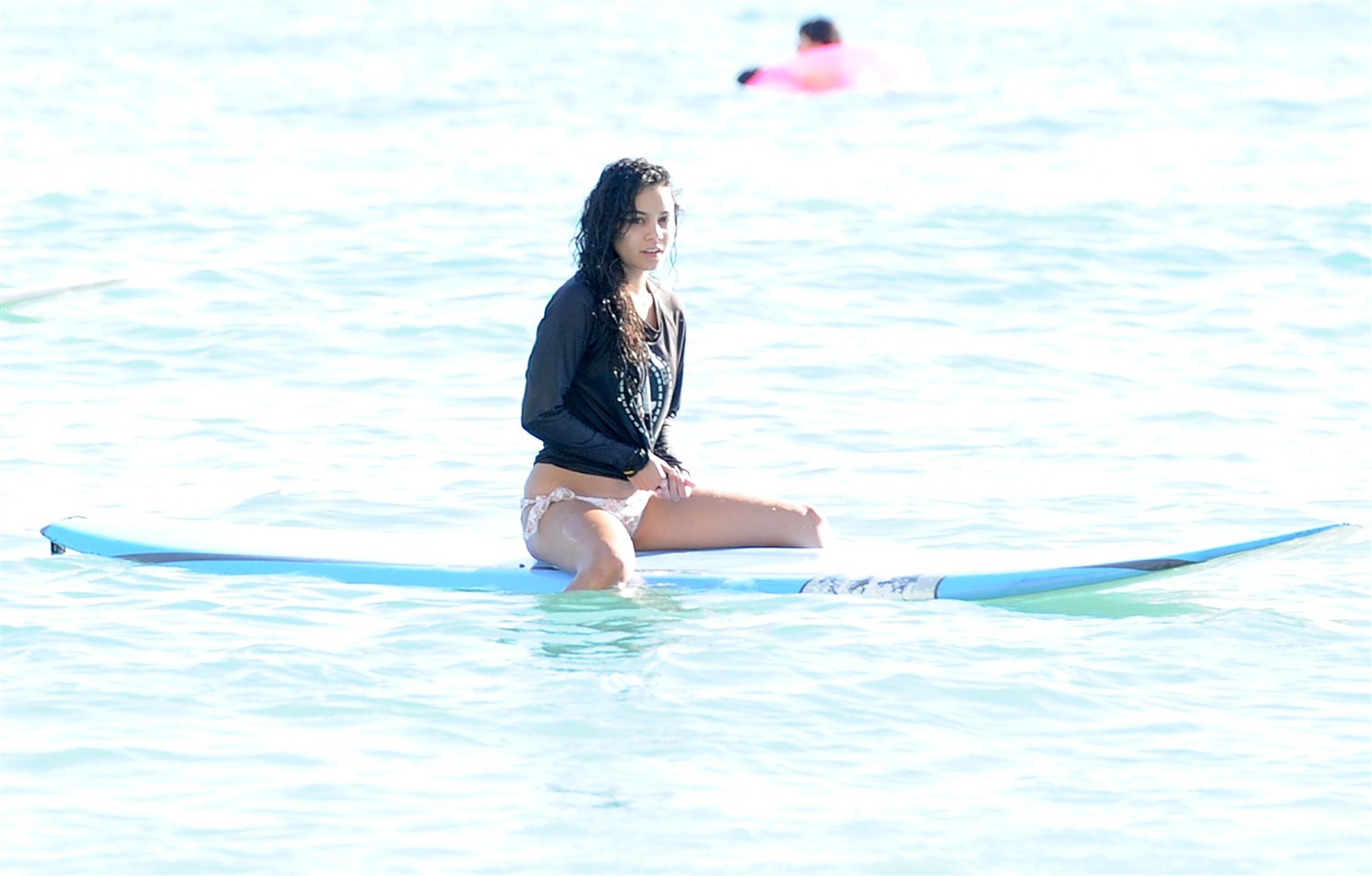 Vanessa Hudgens Humps A Surfboard