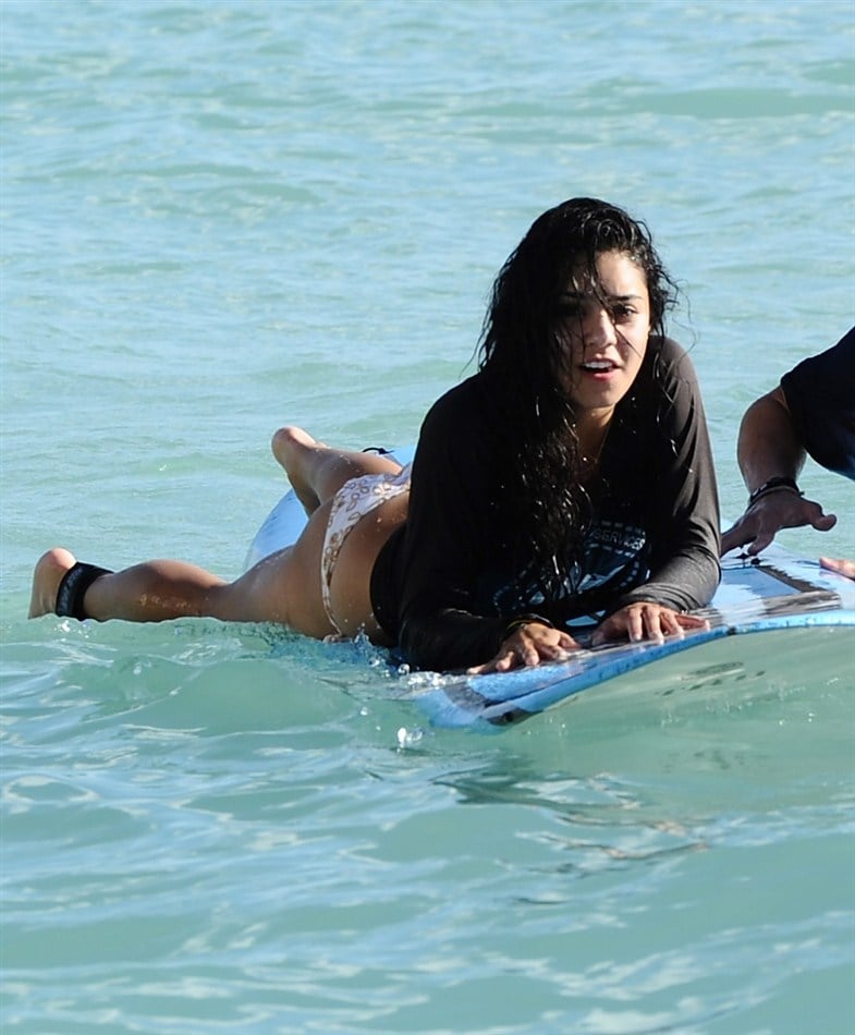 Vanessa Hudgens Humps A Surfboard