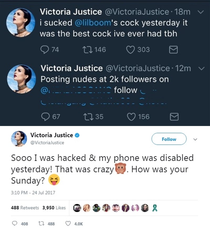 Victoria Justice Hacked, Blowjob Dinner Party Video Released