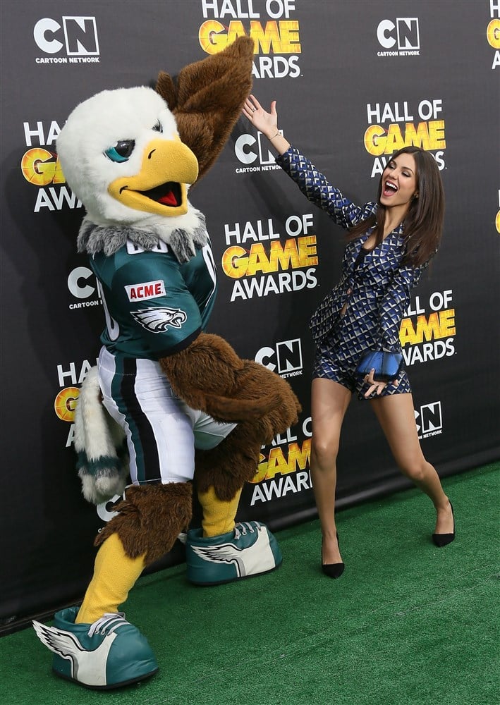 Victoria Justice Attends A Furry Convention In Short Shorts