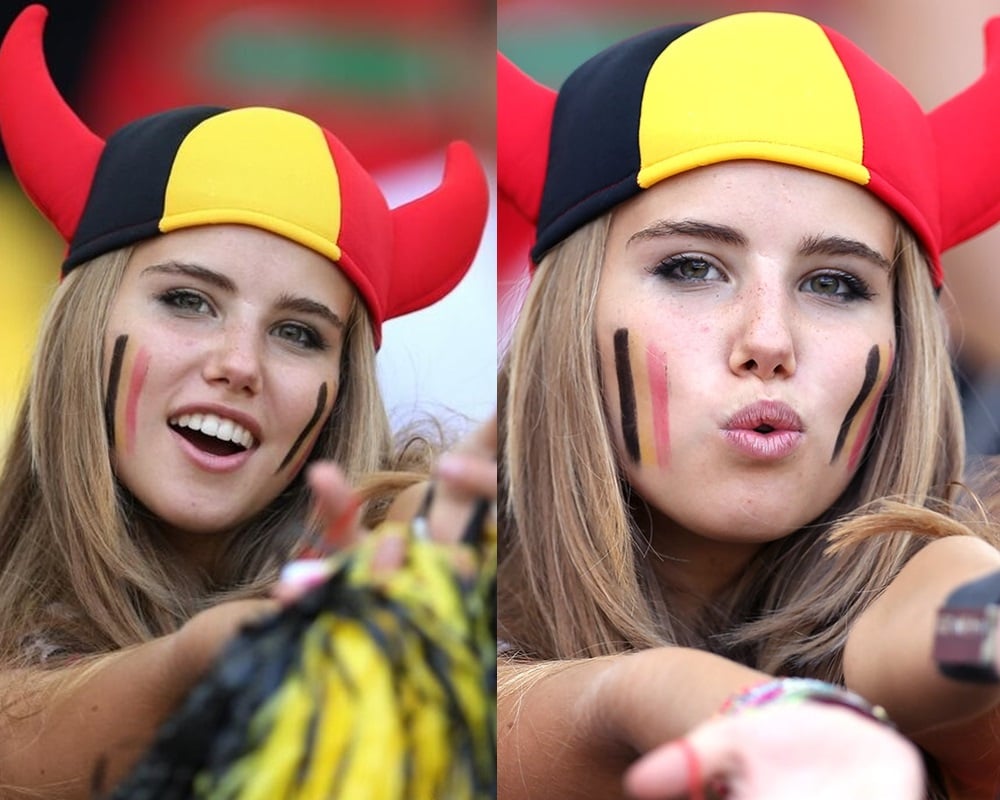 Belgian World Cup girl