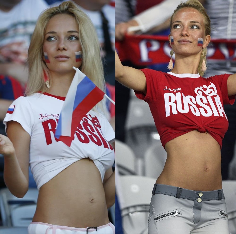 Russian World Cup girl