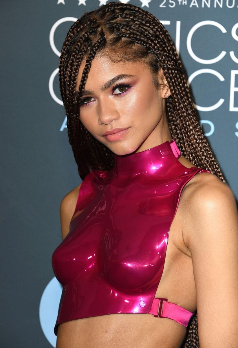 Zendaya Shows Off Her Candy-Coated Tits