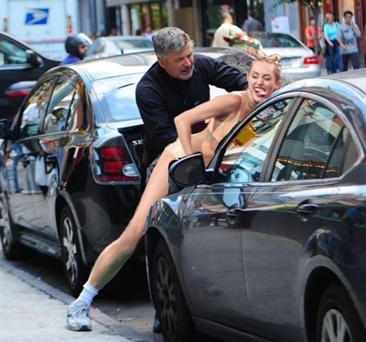 Alec Baldwin Miley Cyrus