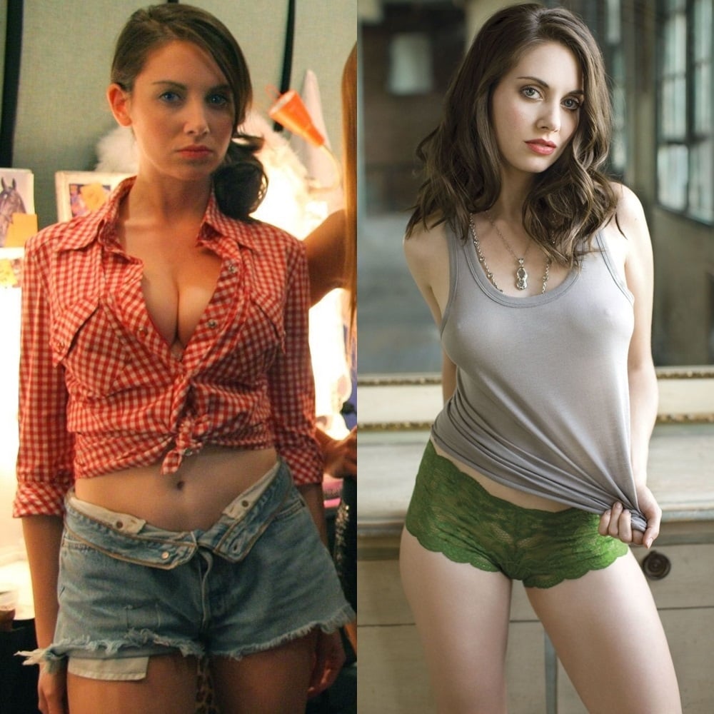 Alison Brie nueva escena desnuda en topless de "Glow" .