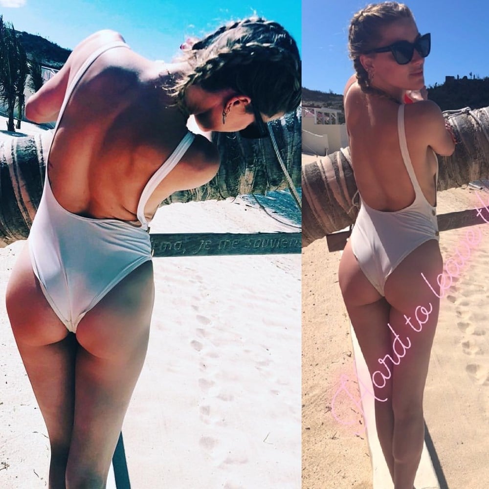 Amber Heard vs Caity Lotz: Swimsuit Ass Battle