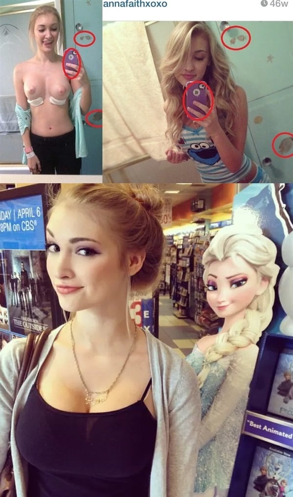 Faith carlson topless anna 'Frozen' Look