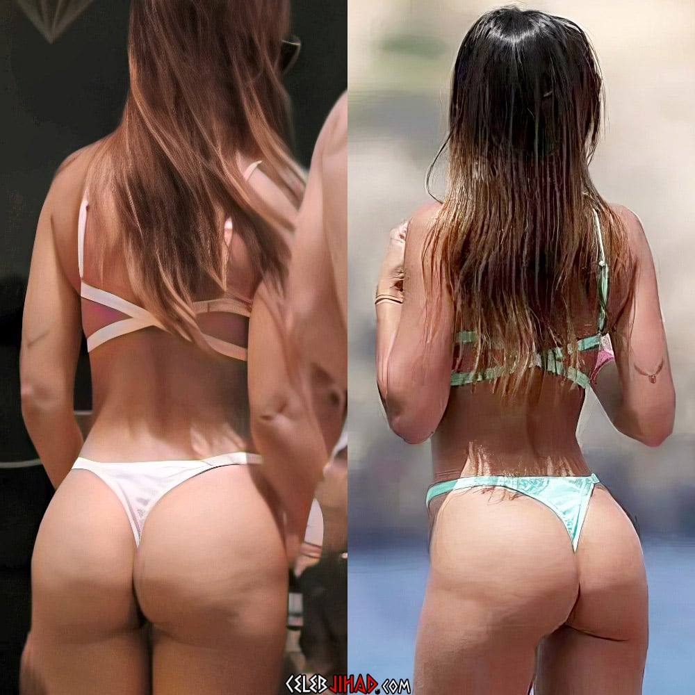 Antonella Roccuzzo ass thong