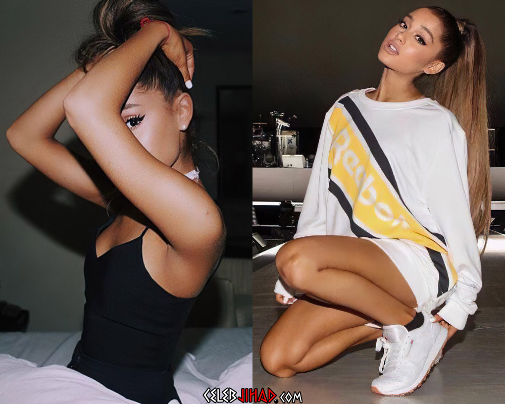 Ariana Grande Caught Teasing A Dick In Bed