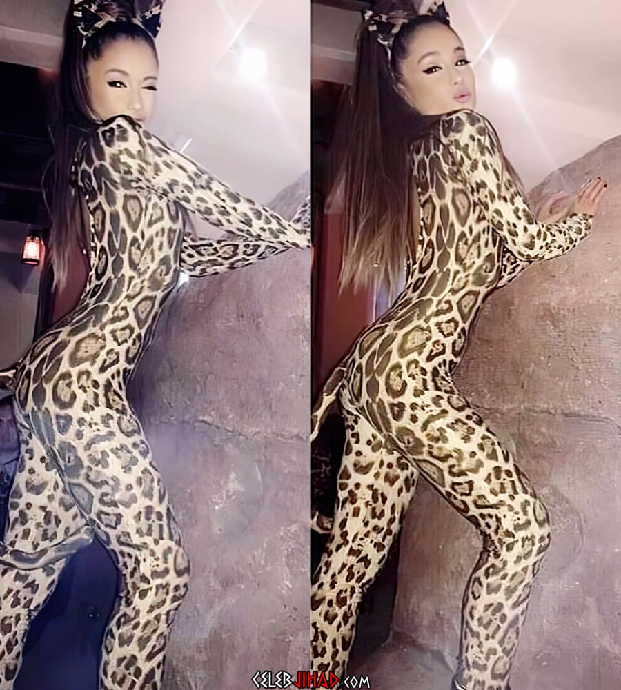 Ariana Grande Bouncing Her Ass Zoomed And Enhanced