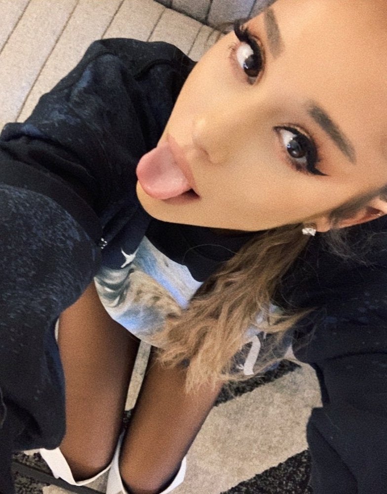 Ariana Grande tongue