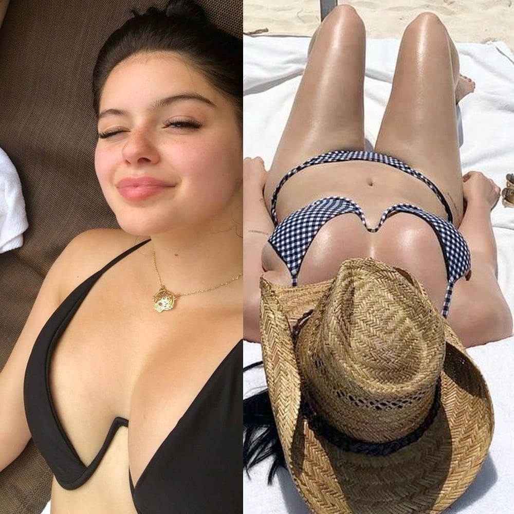 Ariel Winter bikini boobs