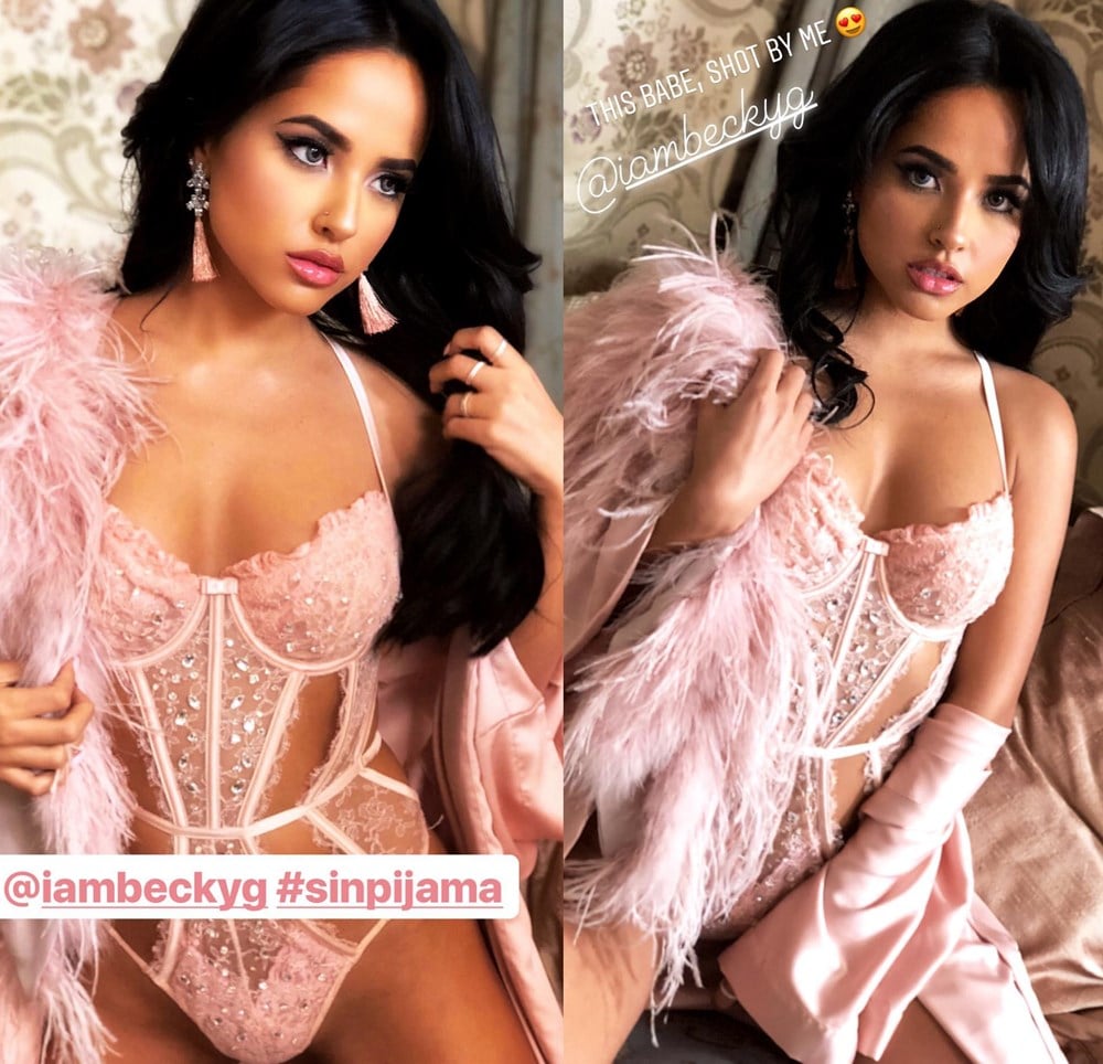 Becky G lingerie