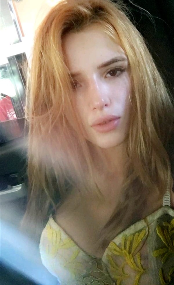 Bella Thorne nipple bra