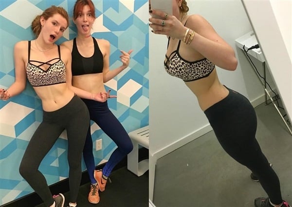 Bella Thorne workout