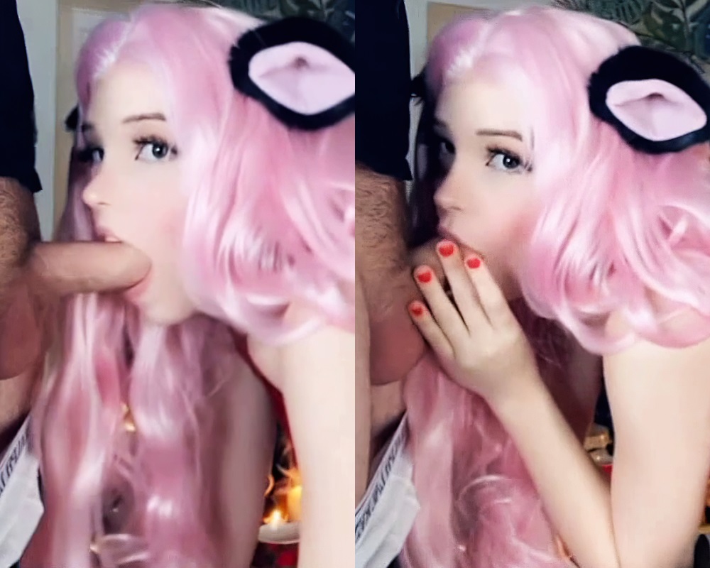 Belle Delphine First Blowjob On Camera Belle Delphine First Blowjob On Camera