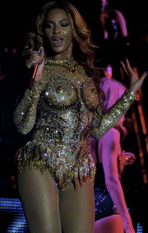 Beyonce Wears A Nipple Leotard