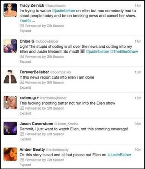 Justin Bieber school shooting